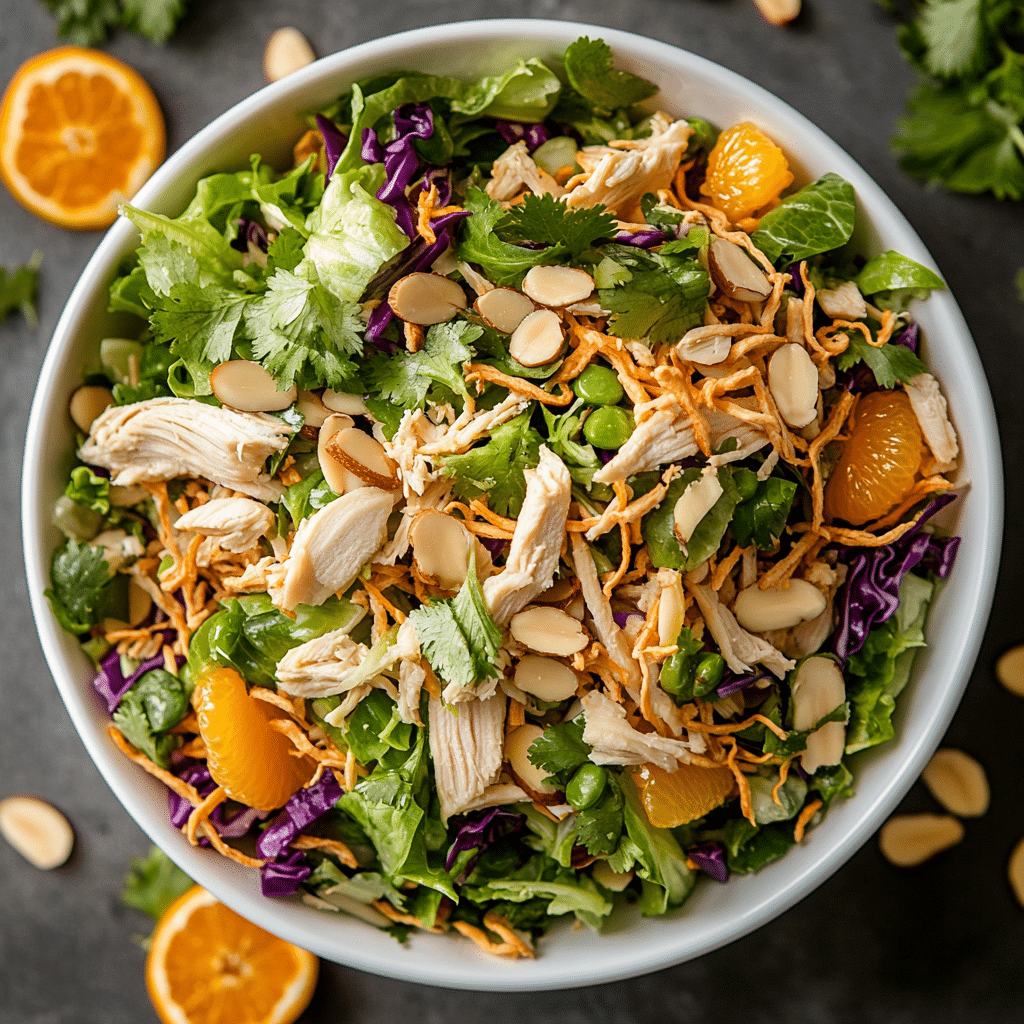 Asian Chicken Salad With Ginger Dressing