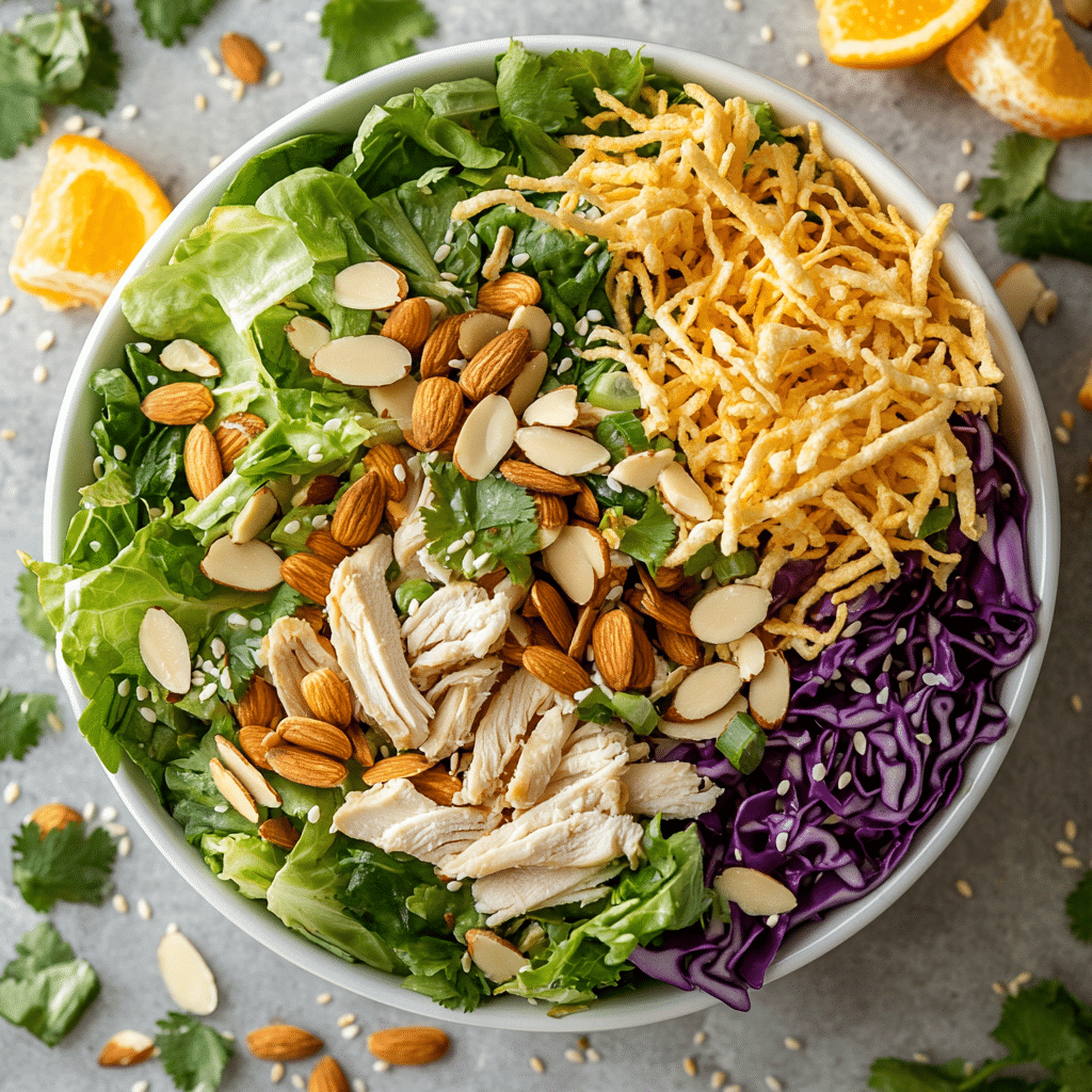 Asian Chicken Salad With Ginger Dressing