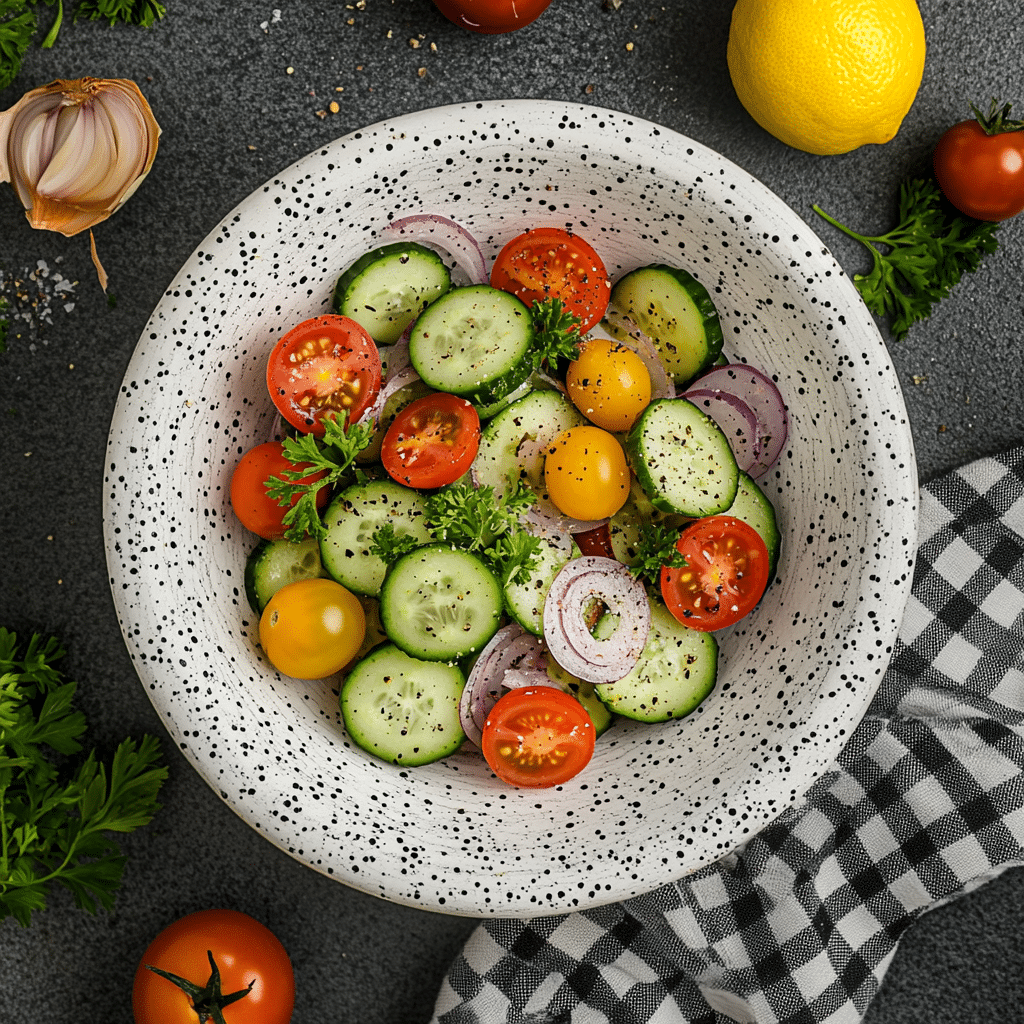 Cucumber Tomato Salad