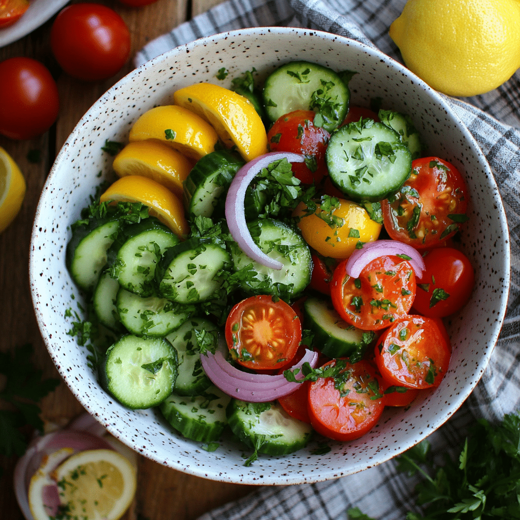 Cucumber Tomato Salad