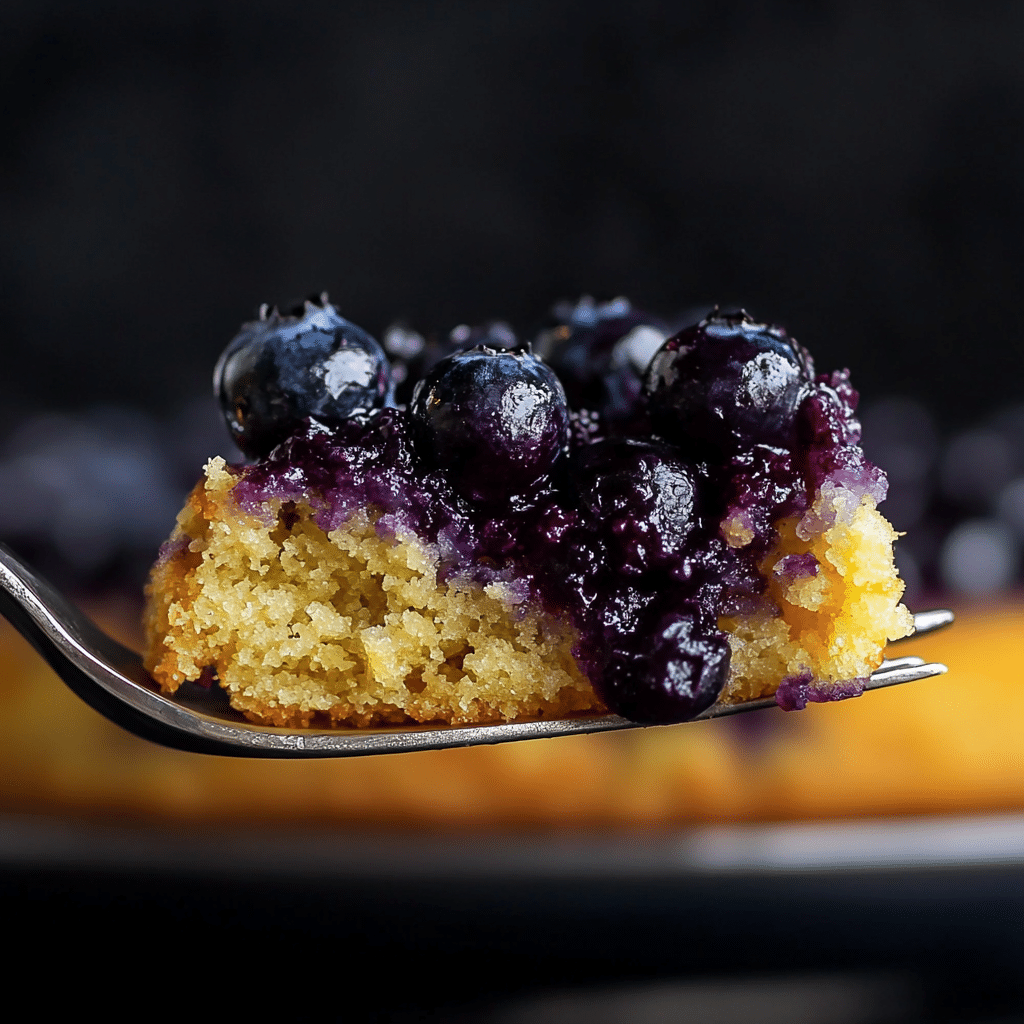 Vegan Blueberry Upside-Down Cake