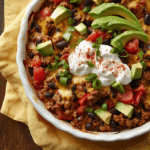 Ground Turkey Taco Casserole