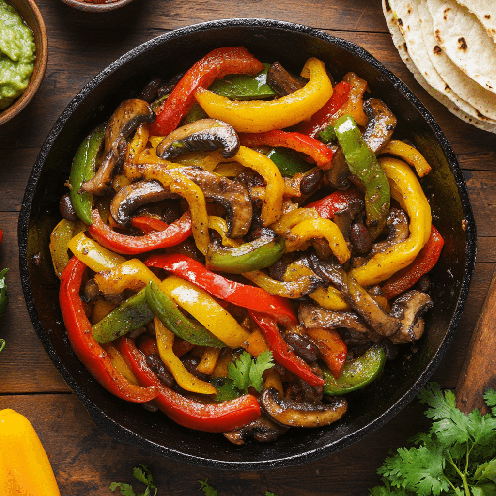 Finger-Licking Veggie Fajitas