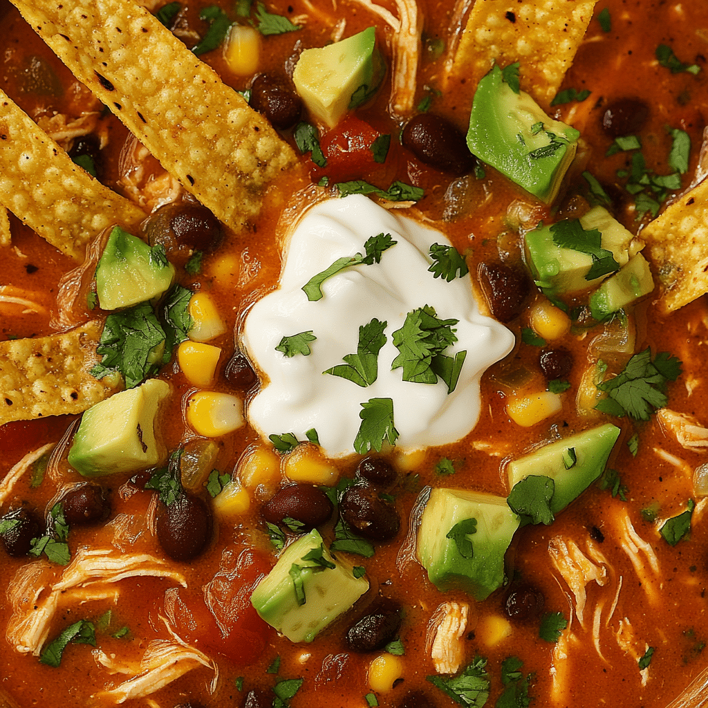 Slow-Cooker Chicken Tortilla Soup