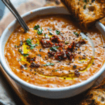 Spicy Roasted Red Pepper Soup