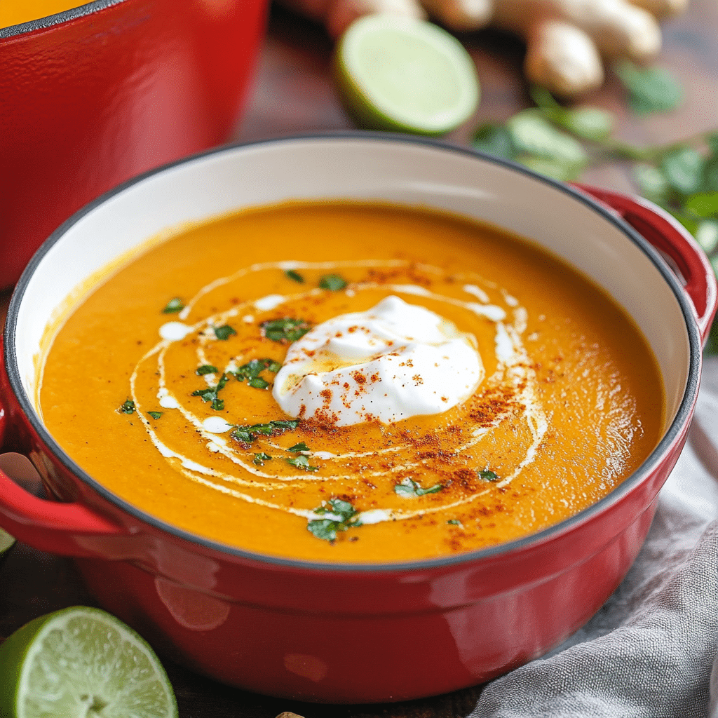 Curried Carrot Ginger Soup