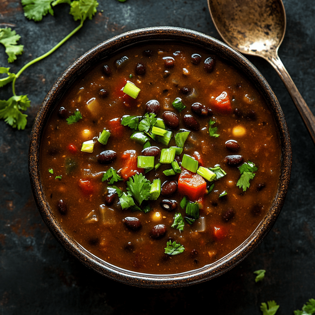 Spicy Black Bean Soup