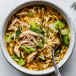 Lemony Chicken and Orzo Soup