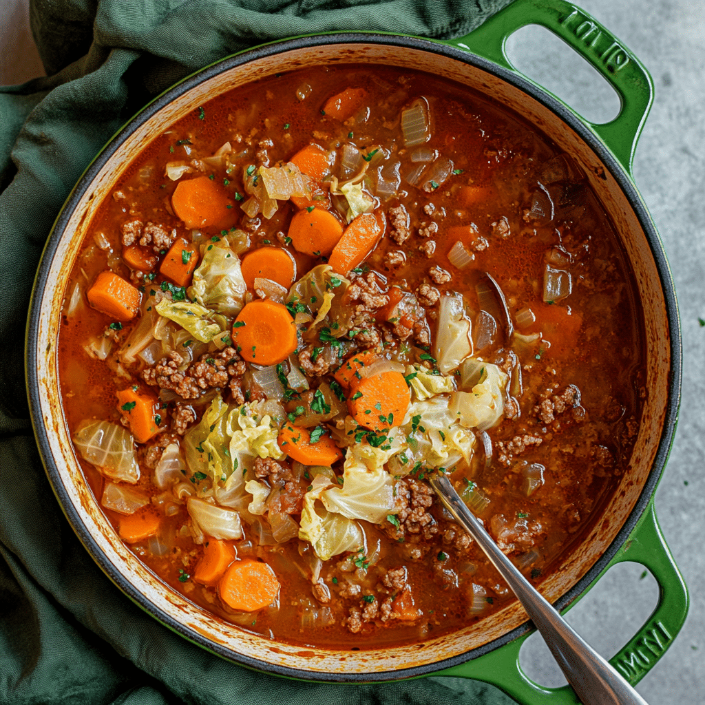 Italian Sausage and Cabbage Soup
