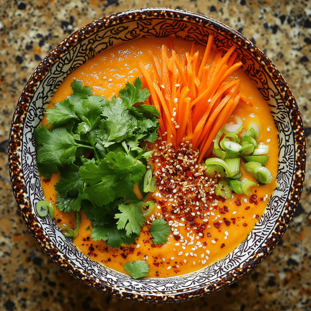 Spiced Coconut Carrot Soup