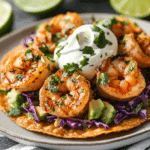 Shrimp Avocado Tostadas
