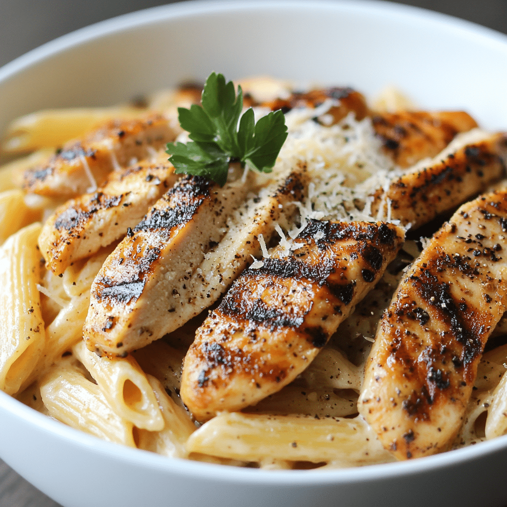 Creamy Cajun Chicken Penne Pasta