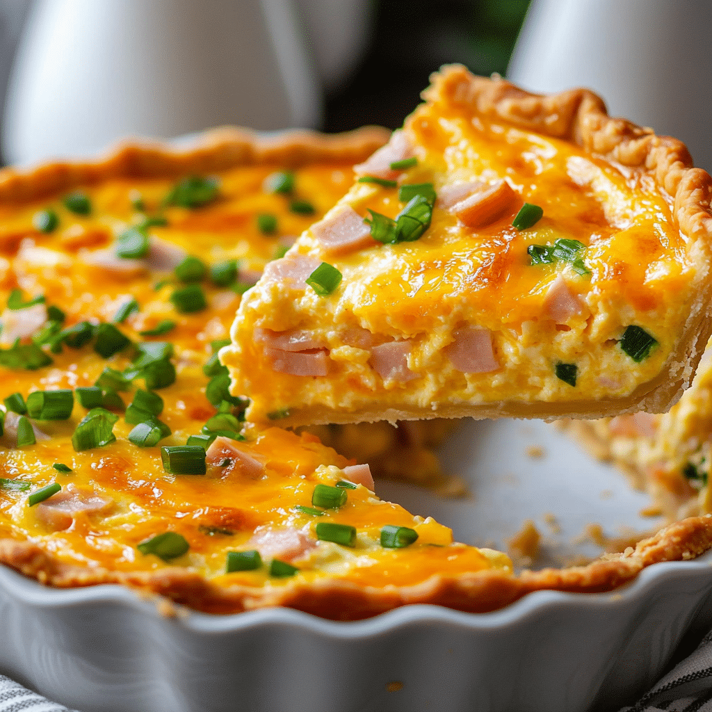 Ham and Cheese Quiche