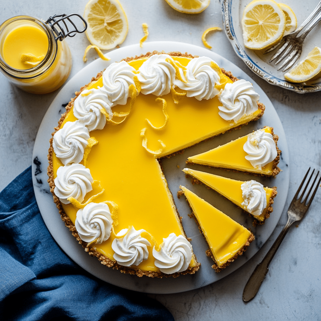 Lemon Cheesecake (No Bake)
