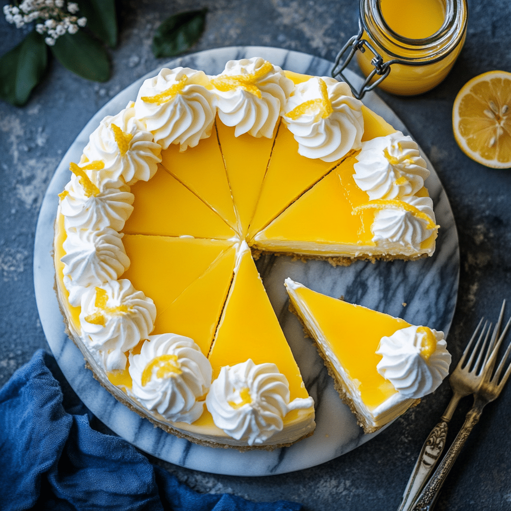Lemon Cheesecake (No Bake)