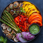 Zesty Balsamic Marinated Grilled Vegetables