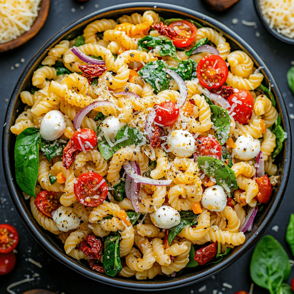 Sun-Dried Tomato Pasta Salad