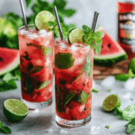 Fresh Watermelon Mojito