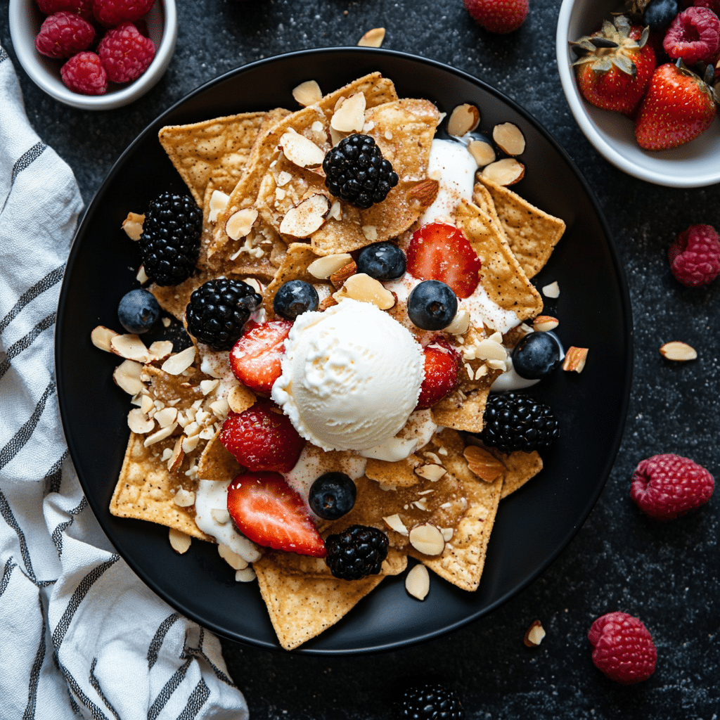 Easy Dessert Nachos