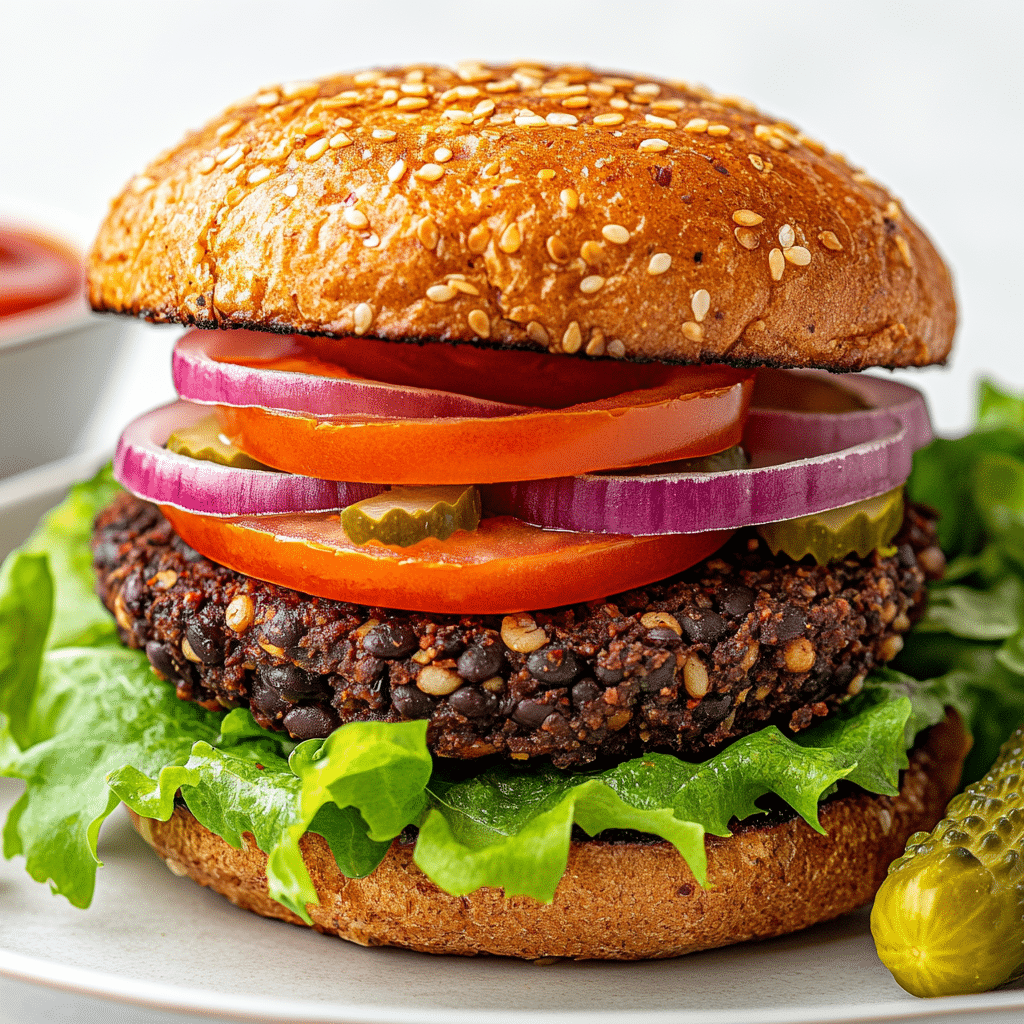 Vegan Black Bean Burger