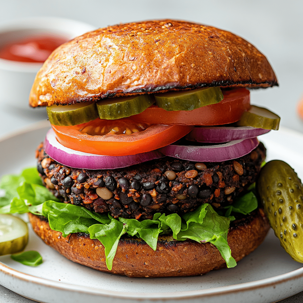 Vegan Black Bean Burger