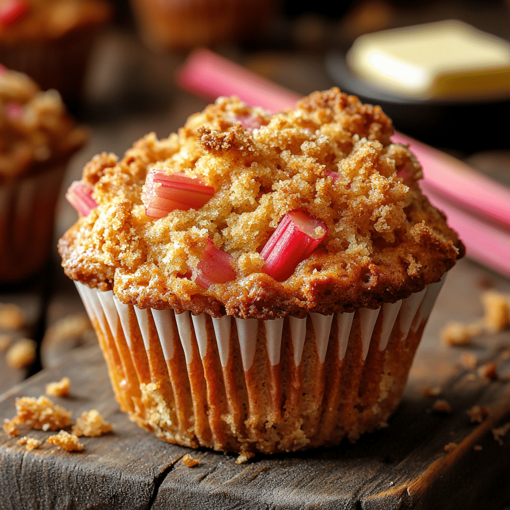 Rhubarb Muffins