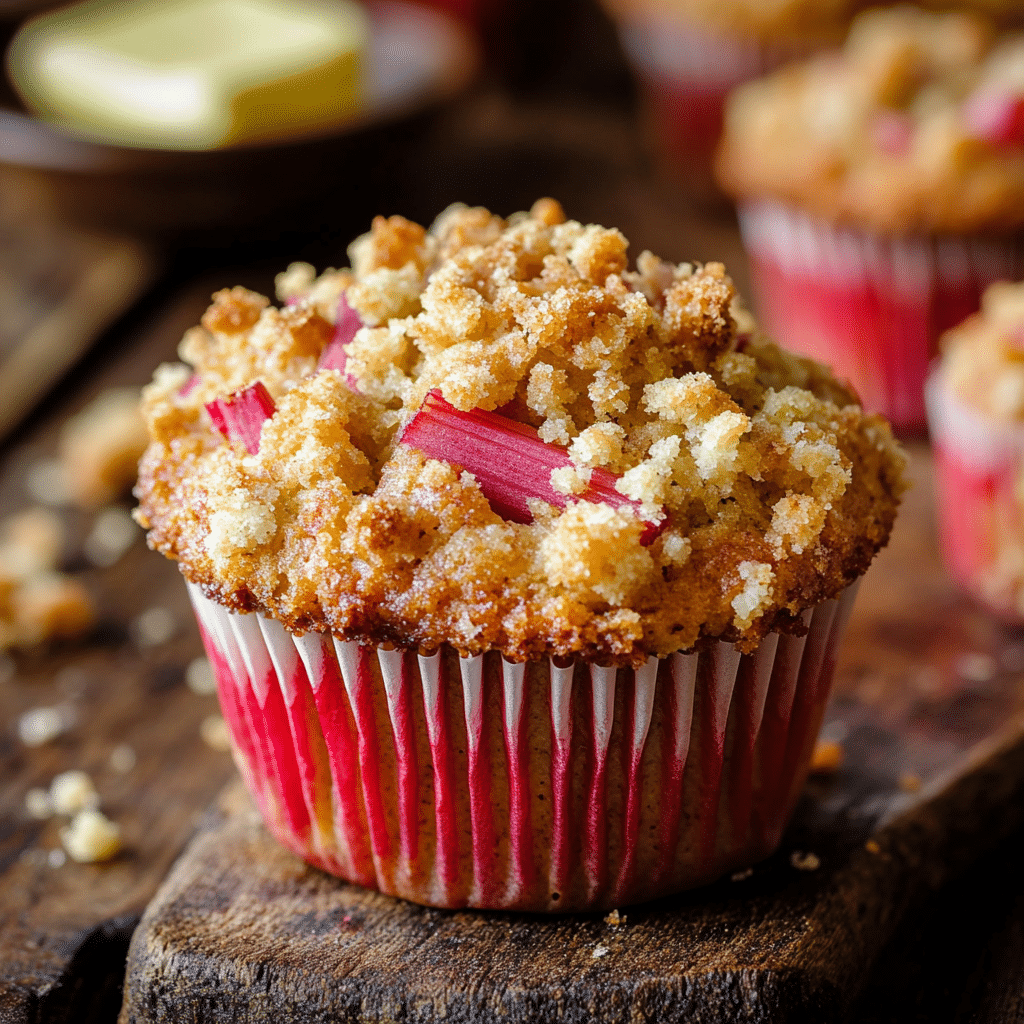Rhubarb Muffins