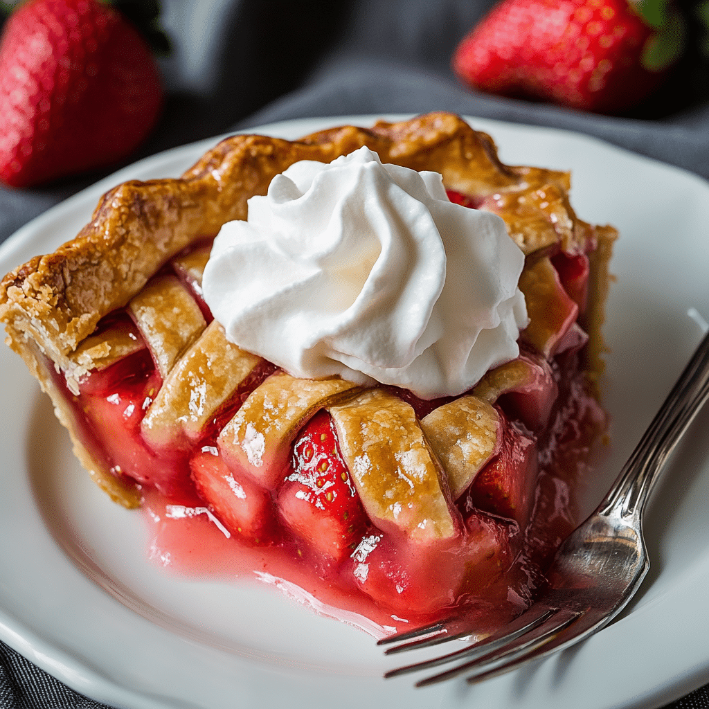 Strawberry Rhubarb Pie