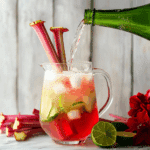 Sparkling Rhubarb Margarita