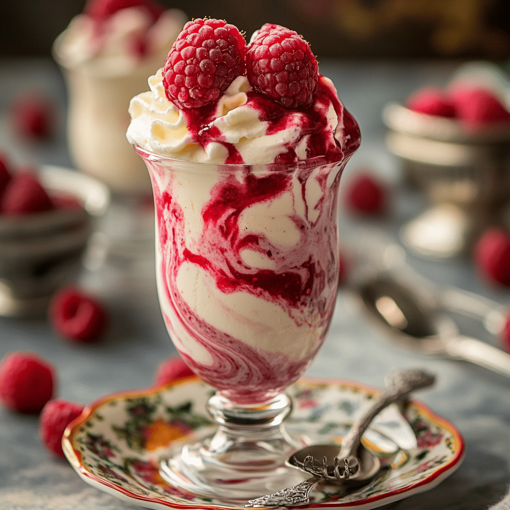 Raspberry Rhubarb Fool