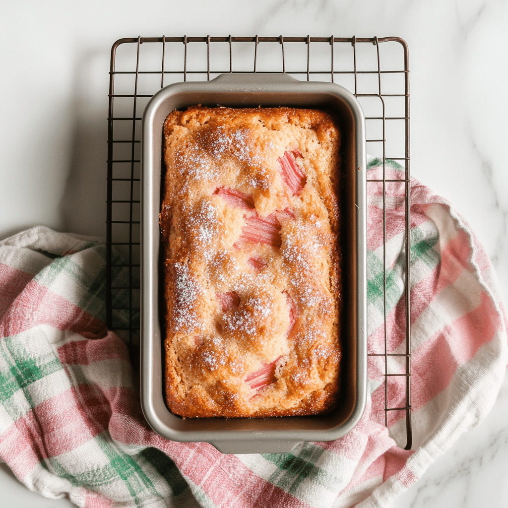 Rhubarb Honey Cupcakes