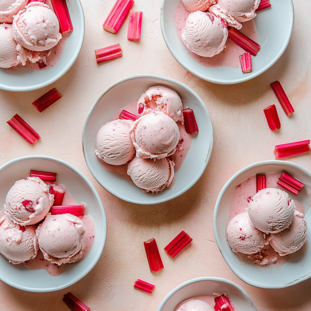 Rhubarb Gelato