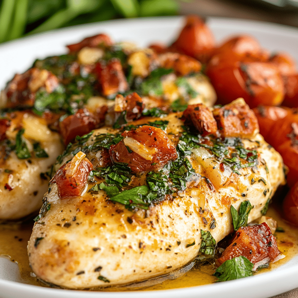 Baked Tuscan Chicken Breasts
