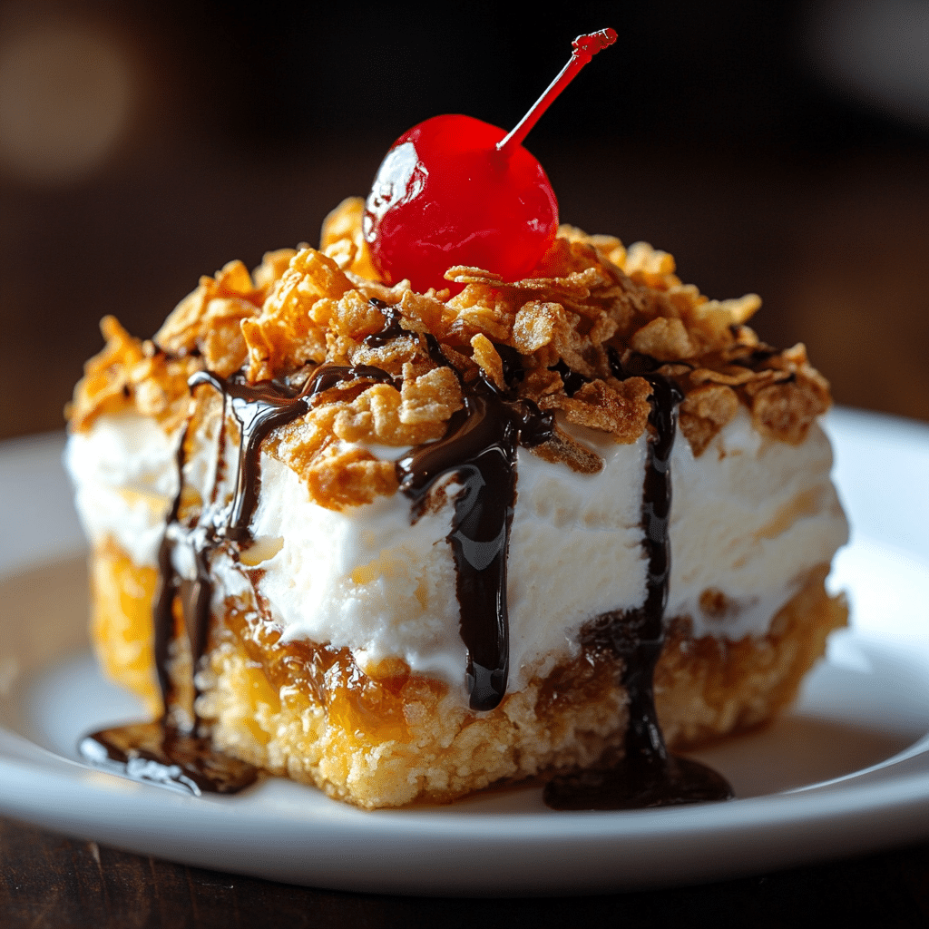 Fried Ice Cream Dessert