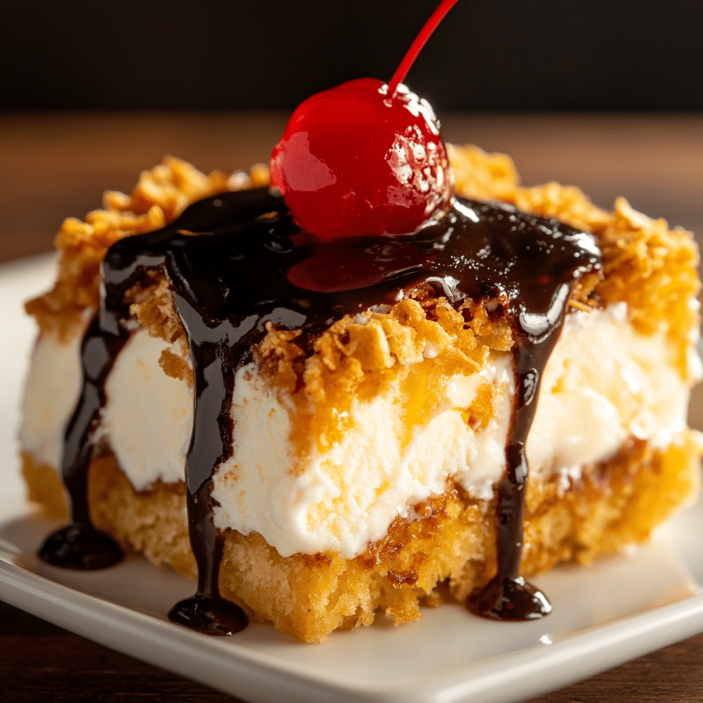 Fried Ice Cream Dessert