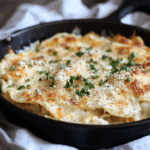 White Chicken Skillet Lasagna