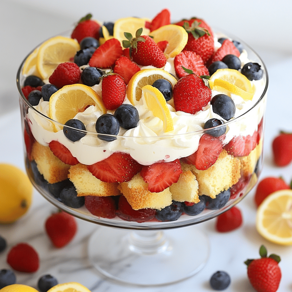 Lemon Berry Trifle
