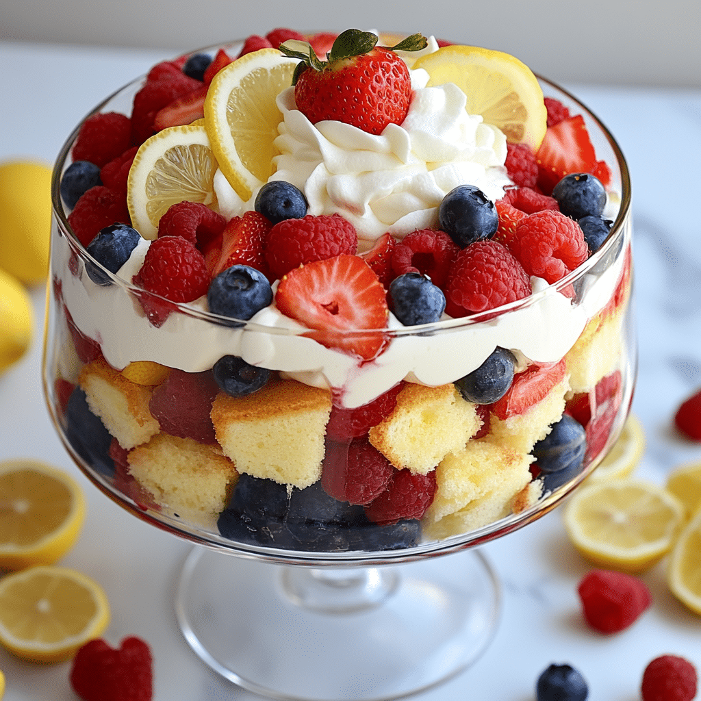Lemon Berry Trifle