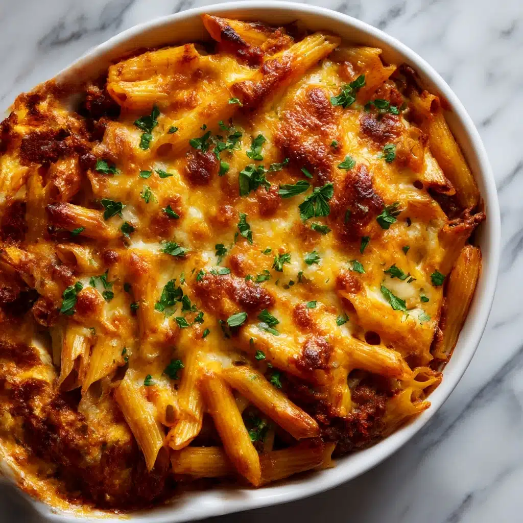 One Pot Cheesy Chicken Pasta Recipe - Recipe Image
