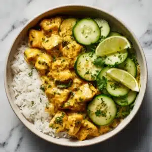 Lemongrass Chicken with Rice and Zucchini Recipe