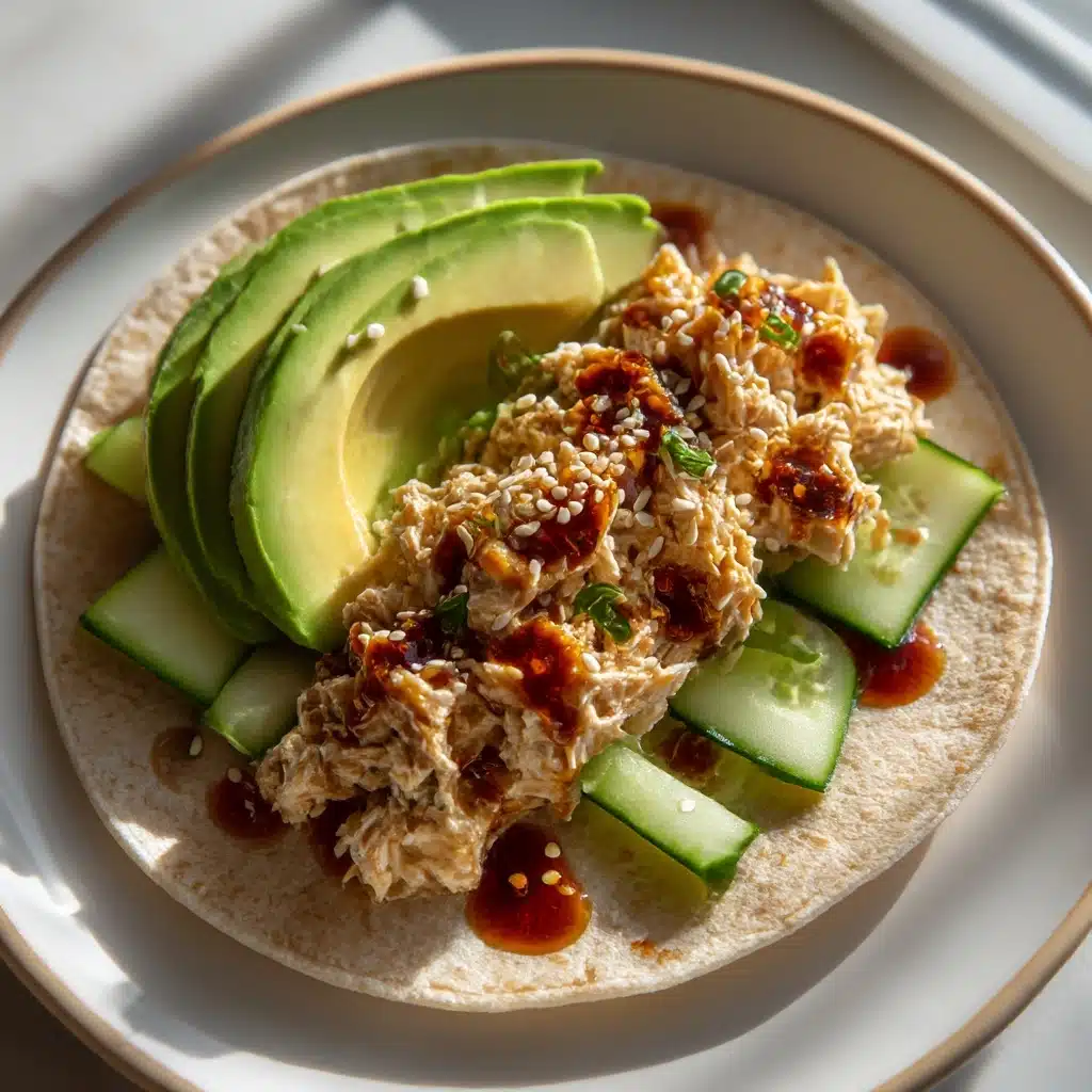 Kimchi Tuna Salad Wrap Recipe