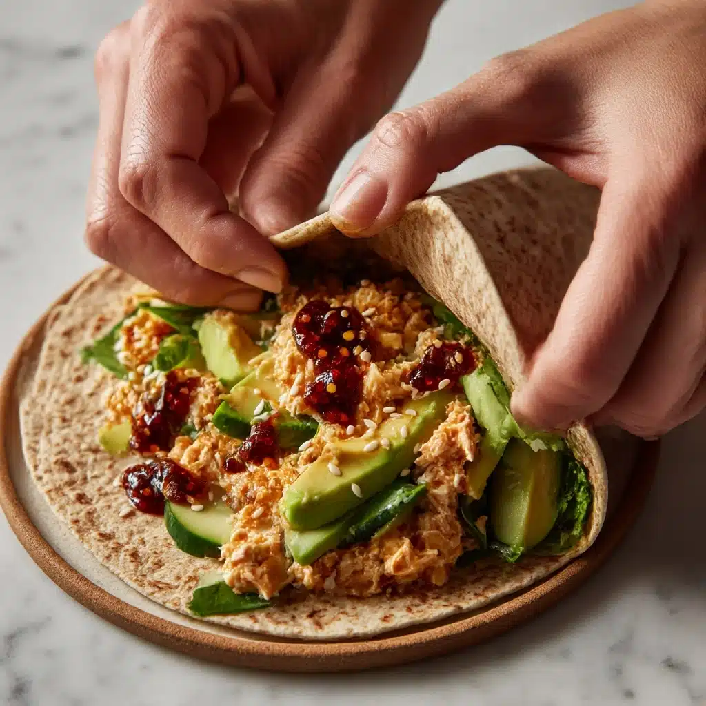 Kimchi Tuna Salad Wrap Recipe - Recipe Image
