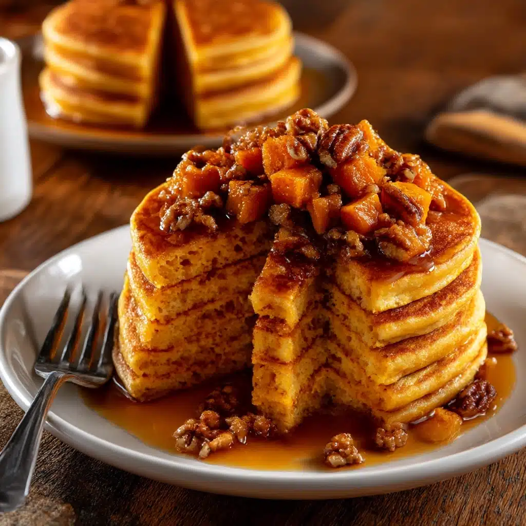 Butternut Squash Pecan Pancakes Recipe - Recipe Image