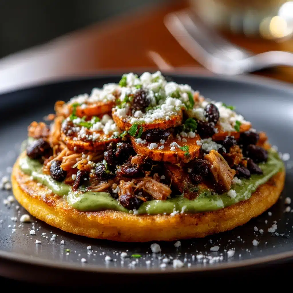 Arepas with Carnitas and Sweet Potato Recipe