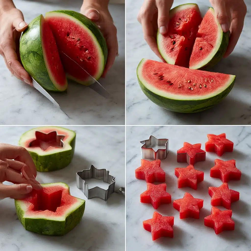 How to Cut a Watermelon Recipe - Recipe Image
