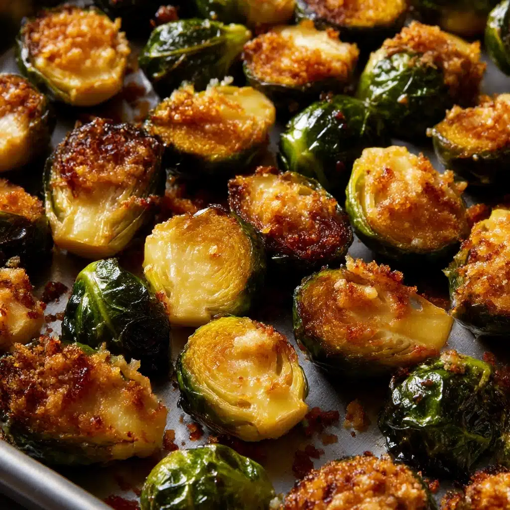 Crispy Parmesan Roasted Brussels Recipe - Recipe Image