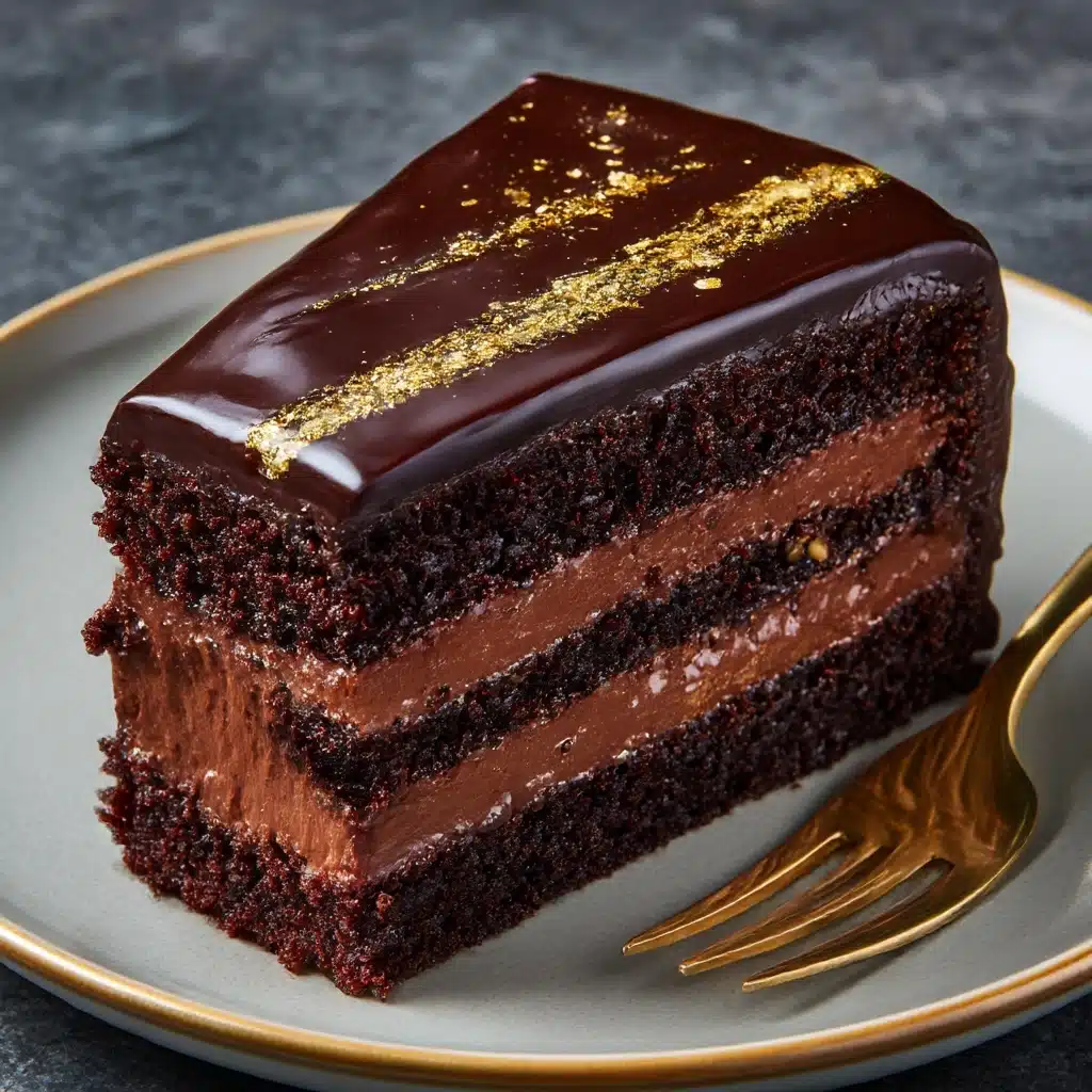 Chocolate Mirror Glaze Recipe - Recipe Image