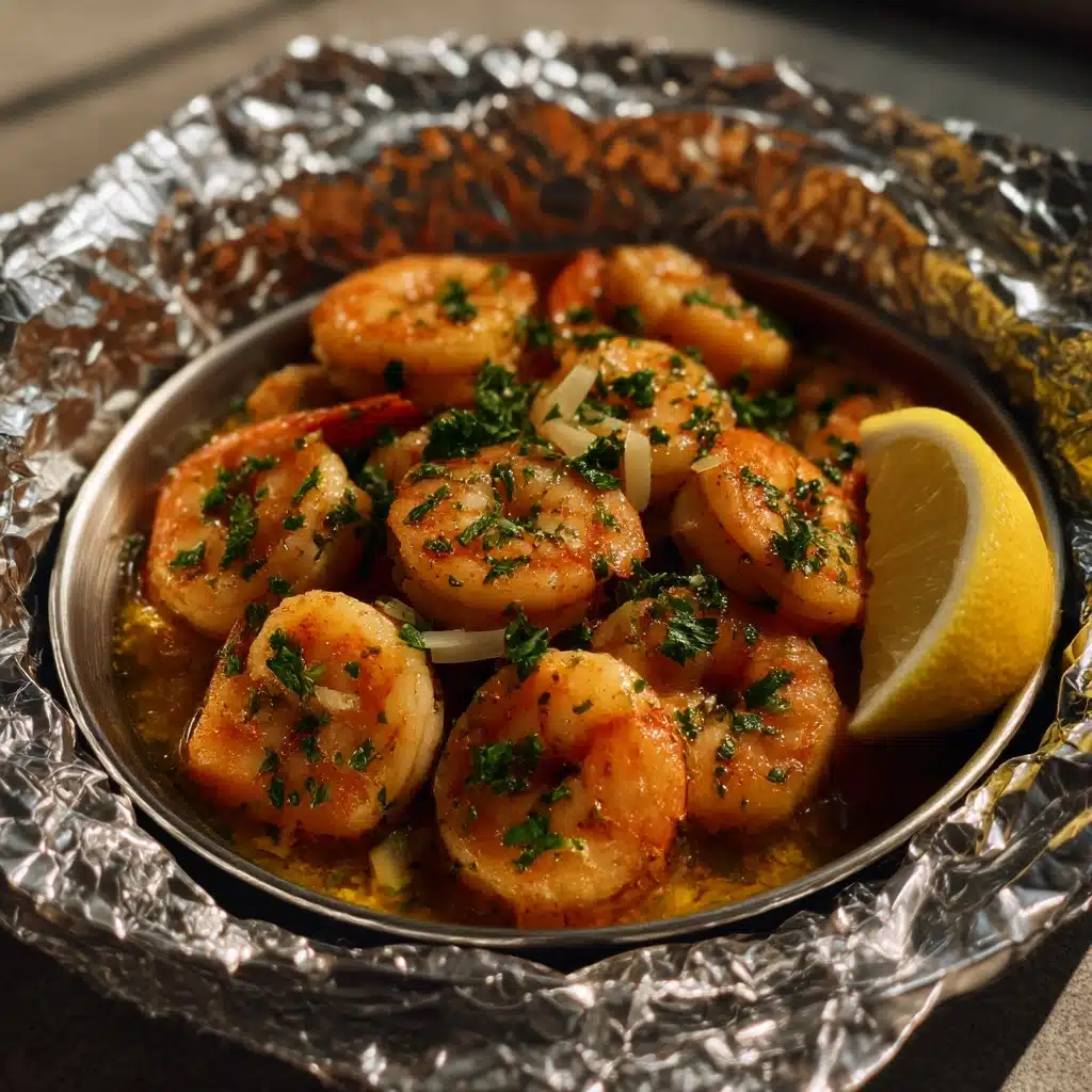 Shrimp Scampi Foil Packets Recipe