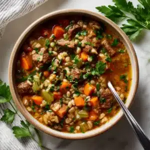 Beef Barley Soup Recipe