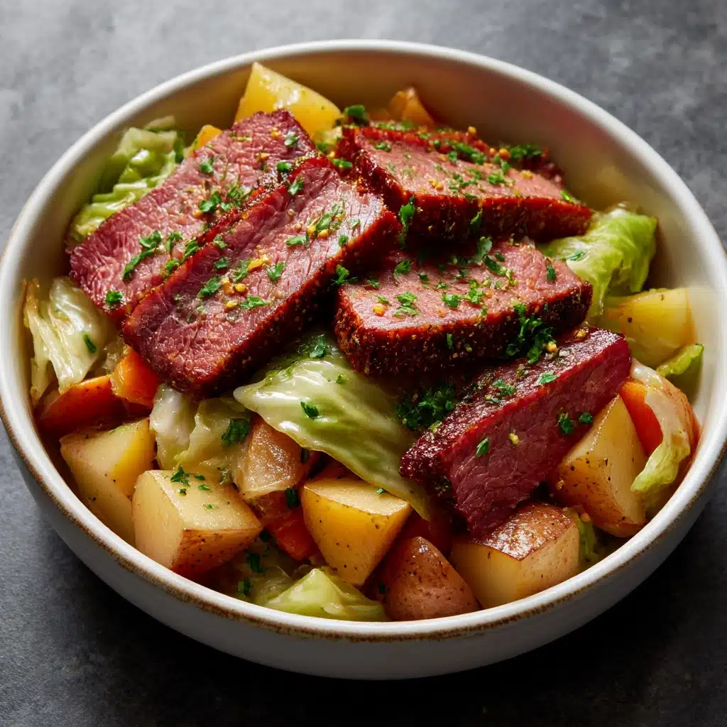 Corned Beef and Cabbage with Horseradish Cream Recipe - Recipe Image